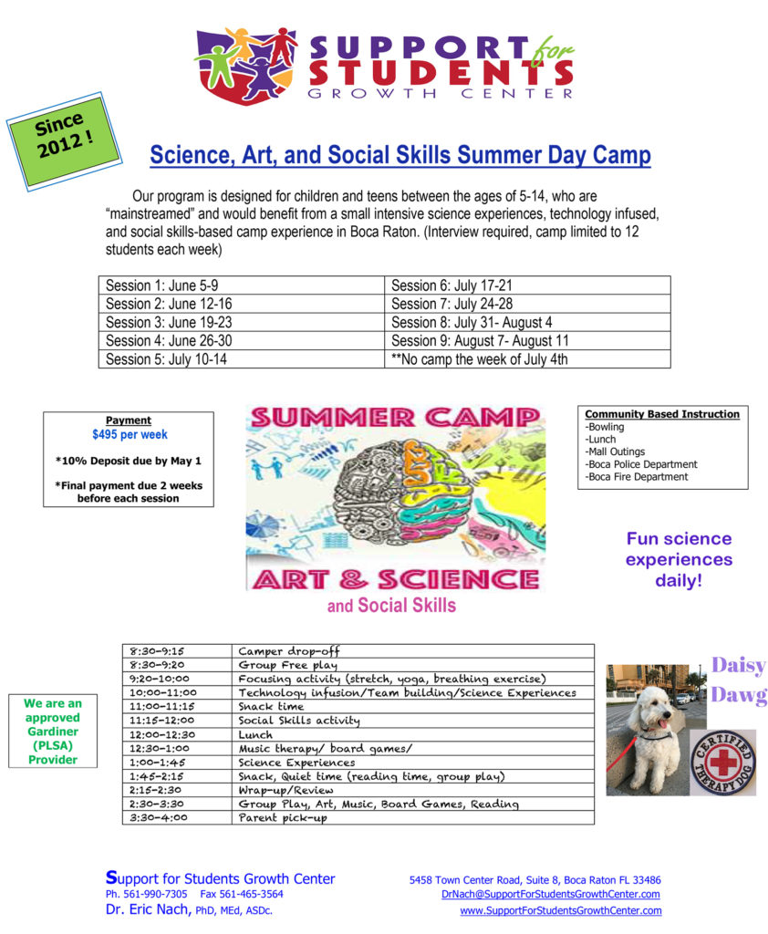 Summer Science and Art Camp 2017